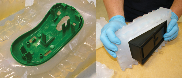 Vacuum Casting (SMT) $%$ CRDM currently has the largest PU Vacuum Casting capacity in the UK. $%$ First off components are produced in just 8-10 days $%$ Vacuum Casting (SMT)